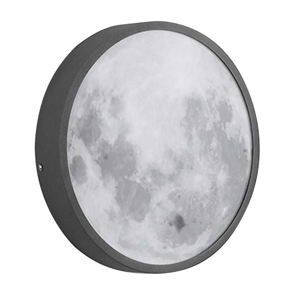 Modern Moon Wall Light - Creative Outdoor Waterproof LED Fixture