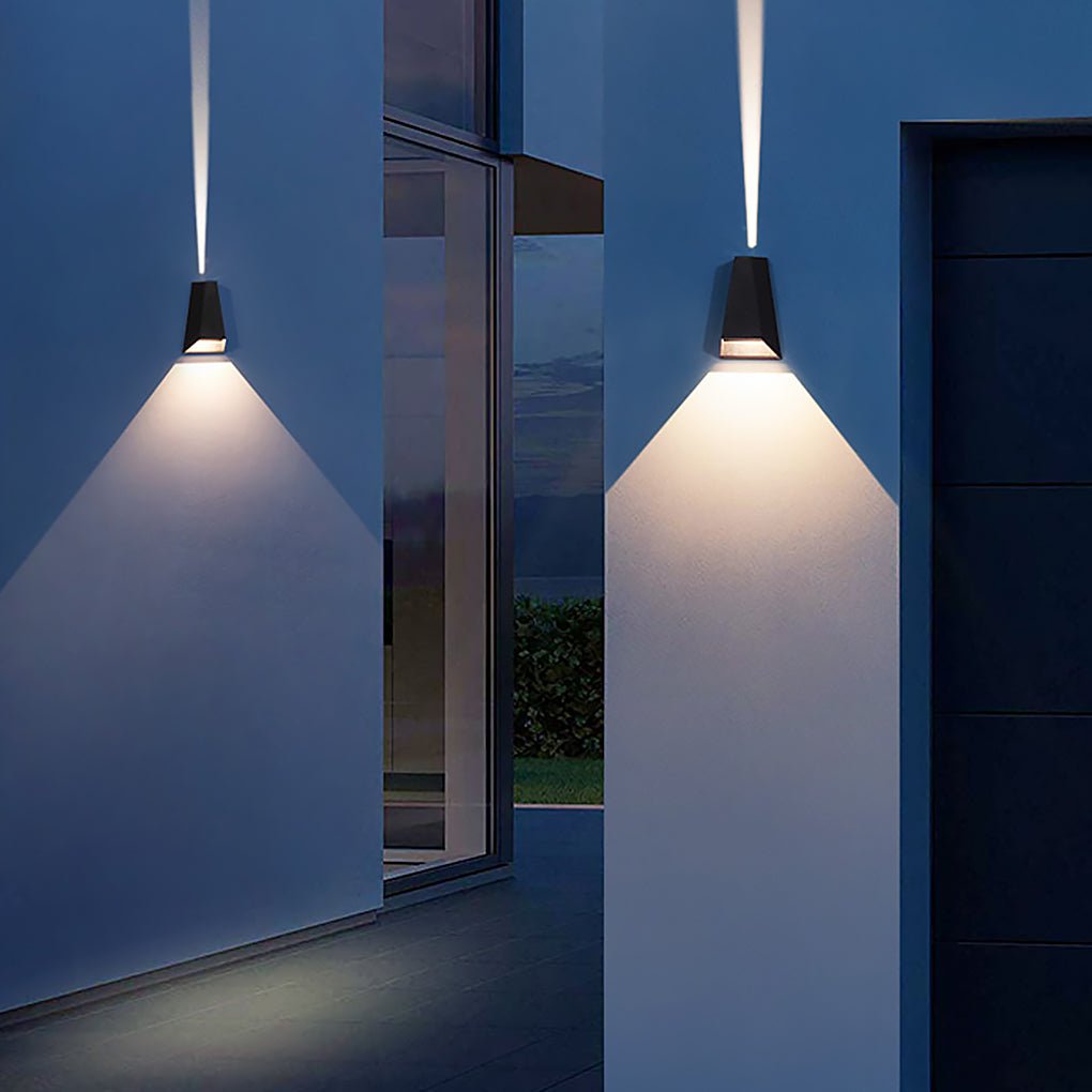 Black Outdoor LED Wall Lights Modern Design Creative Lamp