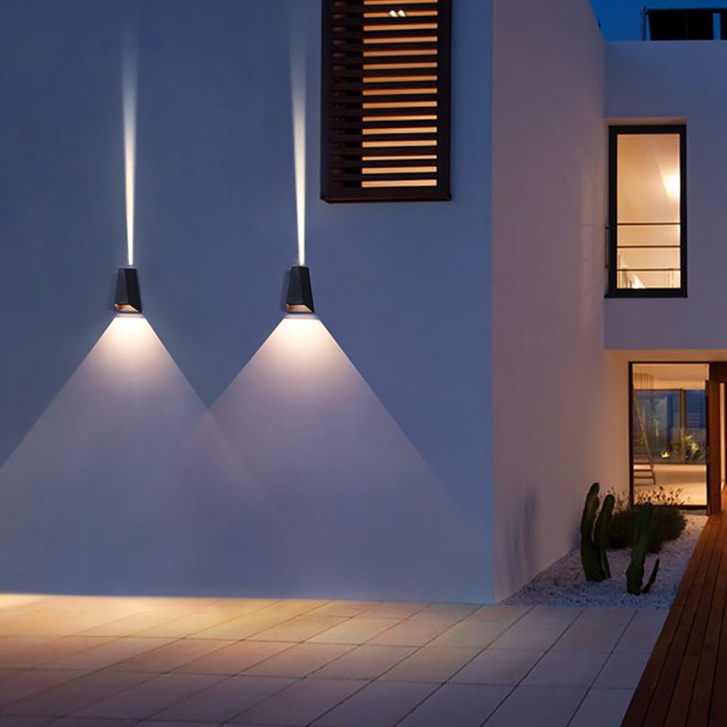 Black Outdoor LED Wall Lights Modern Design Creative Lamp