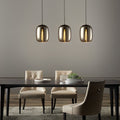 Screw Thread Glass Spiral LED Pendant Light Chandelier