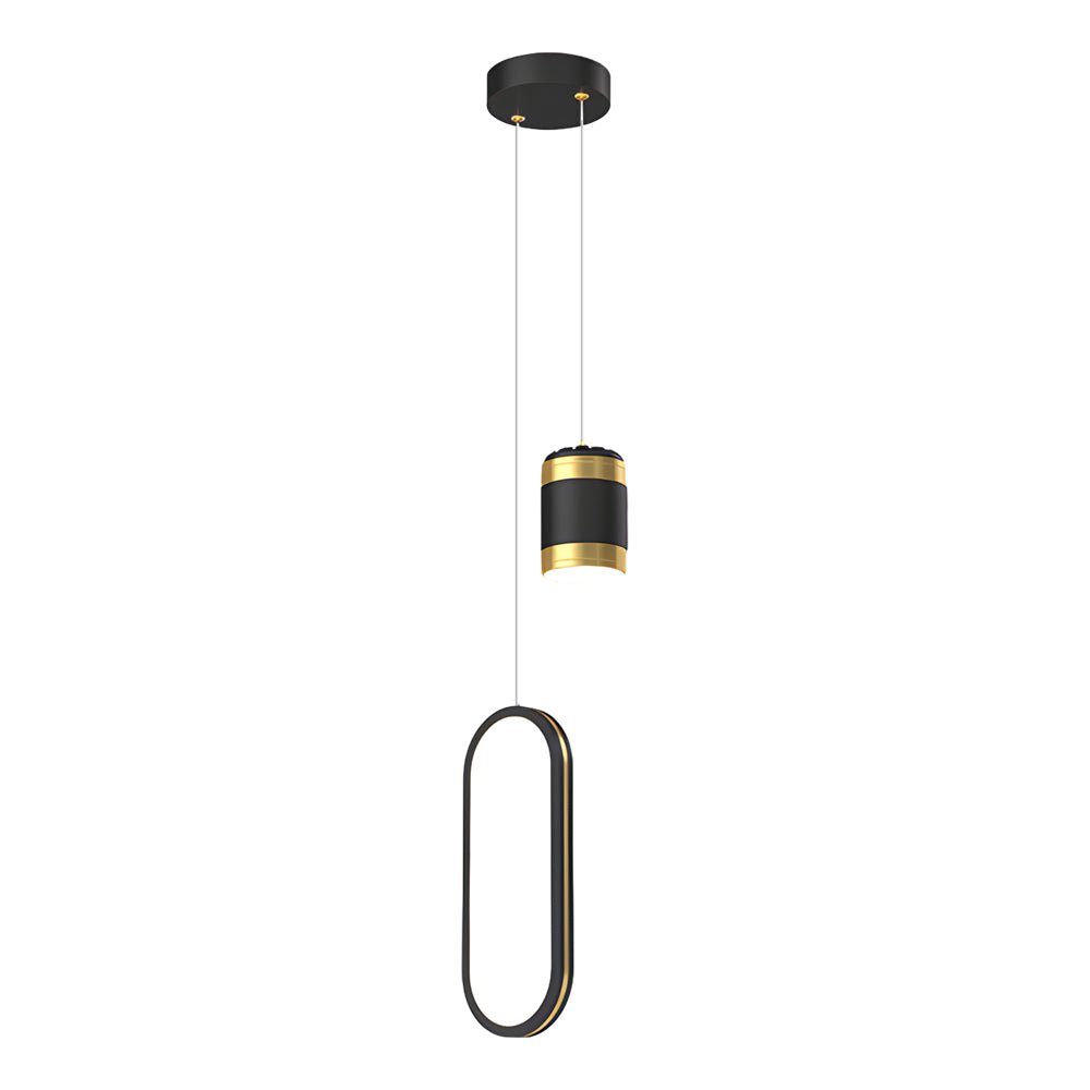 Creative Starry Projection Ring LED Pendant Light - 3 Step Dimming Features, Modern Design, Unique Home Decor