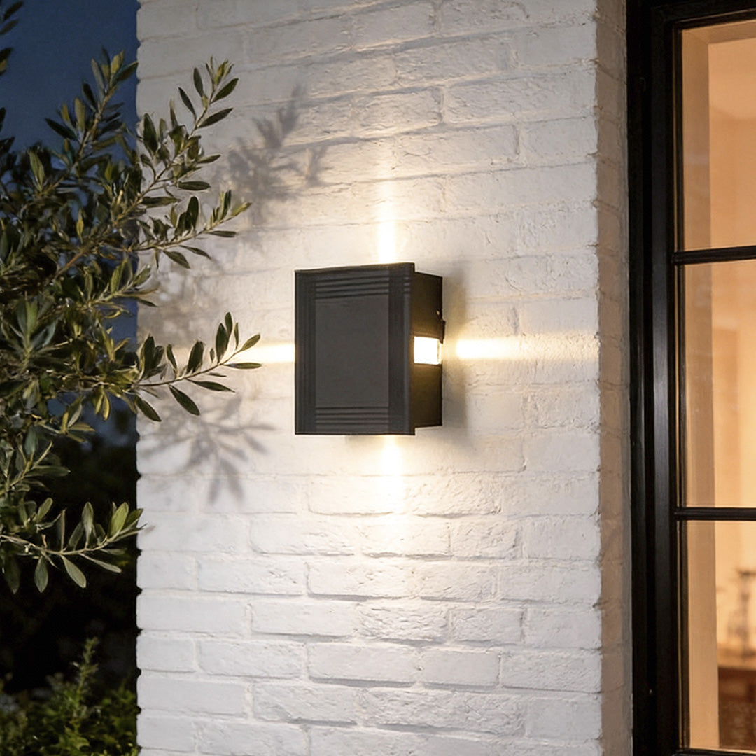 Cross Light Beams Wall Sconce - Minimalist Outdoor Lighting Fixture