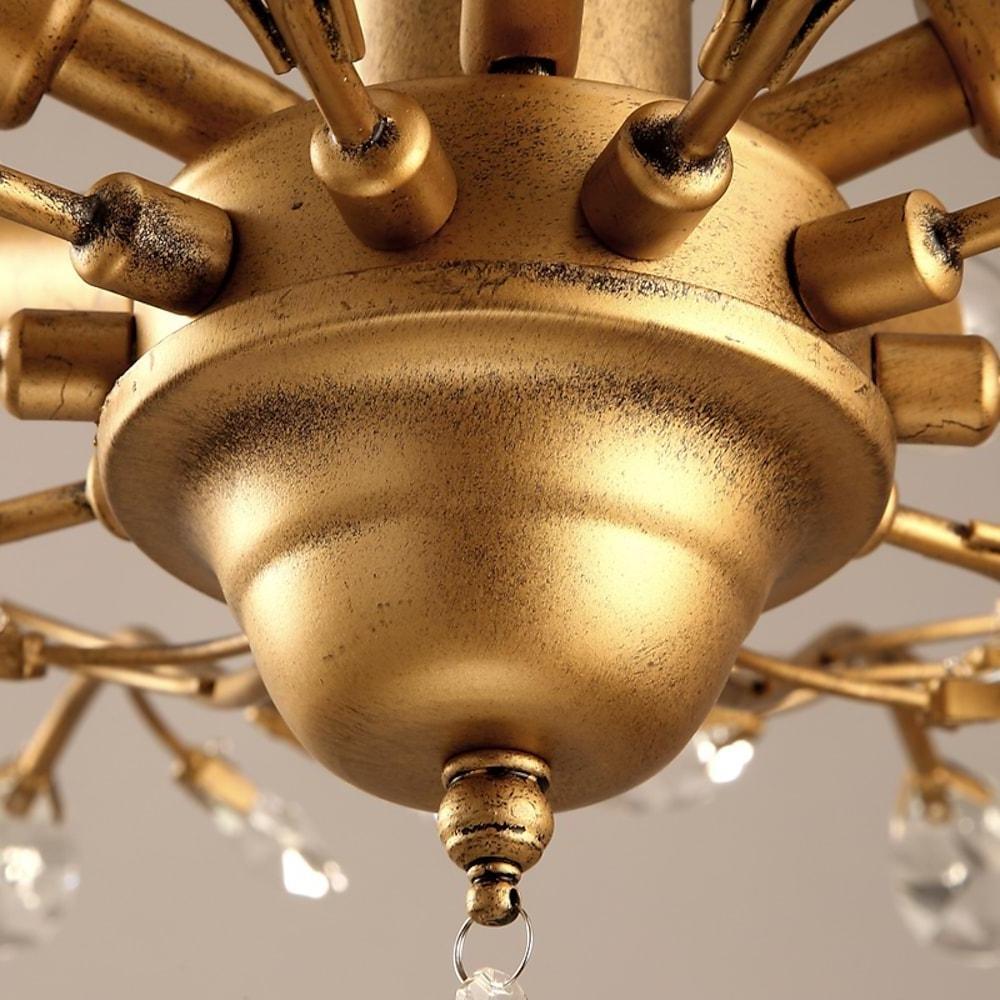 Crystal Branch Chandelier Flower Ceiling Light - Modern Contemporary Design