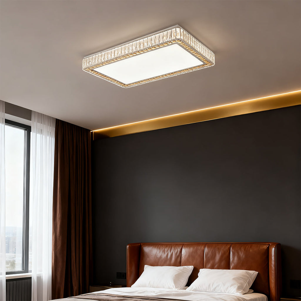 Crystal Ceiling Light - Modern Minimalist Luxury Lamp