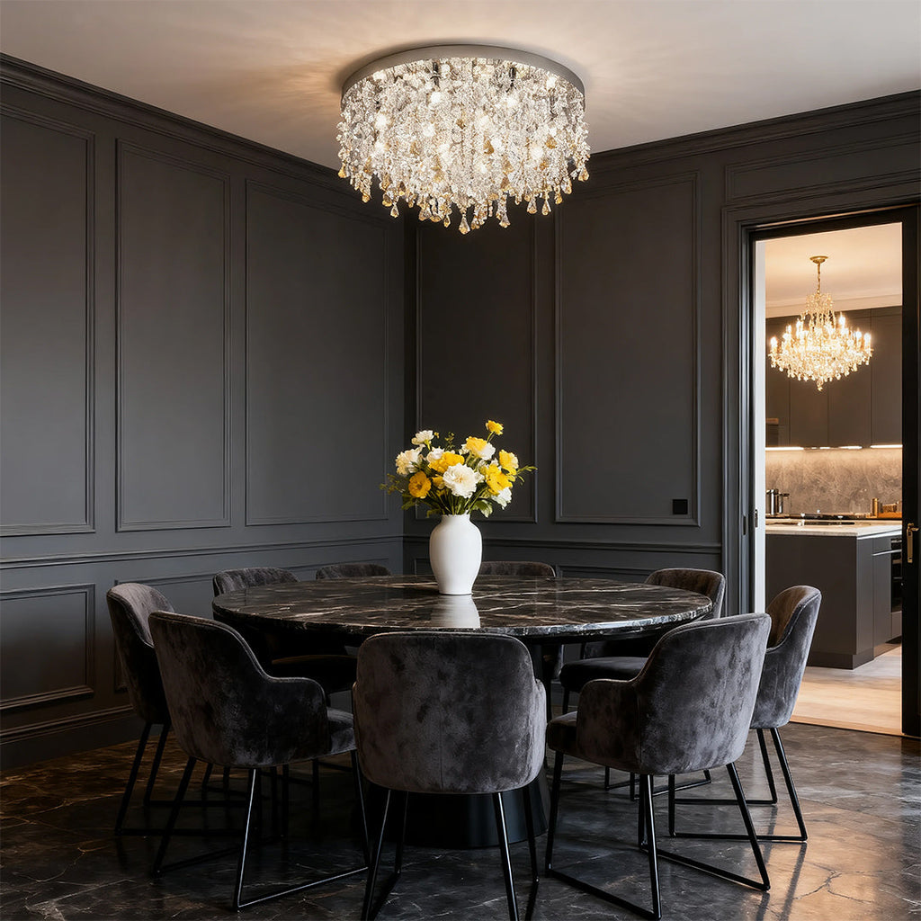 Unique Crystal Chandeliers - French Eye-Caring Ceiling Light