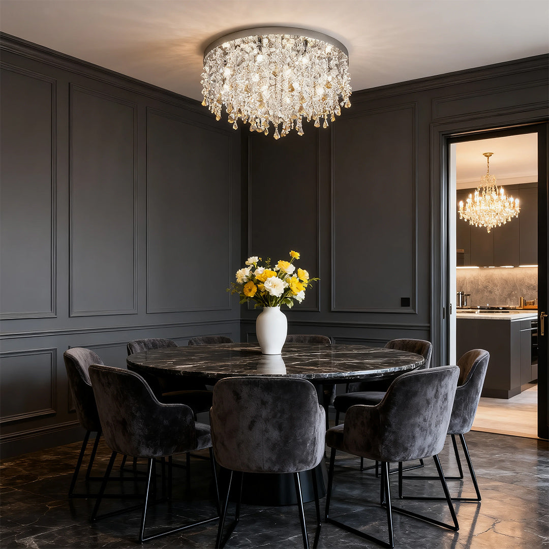 Unique Crystal Chandeliers - French Eye-Caring Ceiling Light