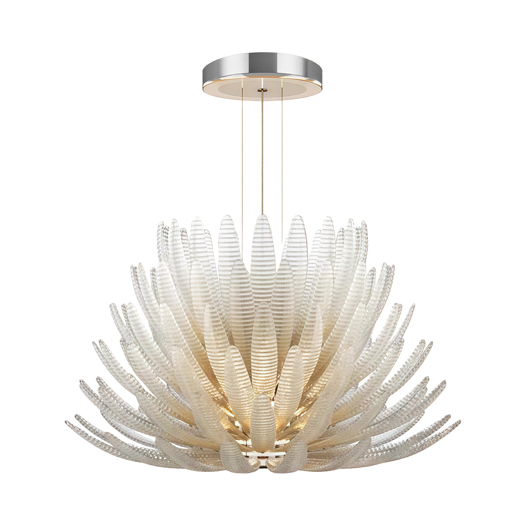 Deco Chandelier Luxury Stainless Steel Glass Ceiling Light