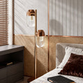 Crystal Minimalist Floor Lamp - Modern Metal Aluminum Design