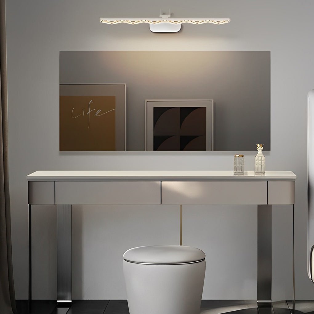 Crystal-Like Bathroom Vanity Light with Multi-Faceted Prismatic Acrylic Shade, Modern LED Bathroom Lighting, Elegant Wall Sconce Fixture, Glamorous Aesthetic Light for Makeup, Stylish Home Decor, Bright Illuminating Light for Vanity Area, Contemporary Cry