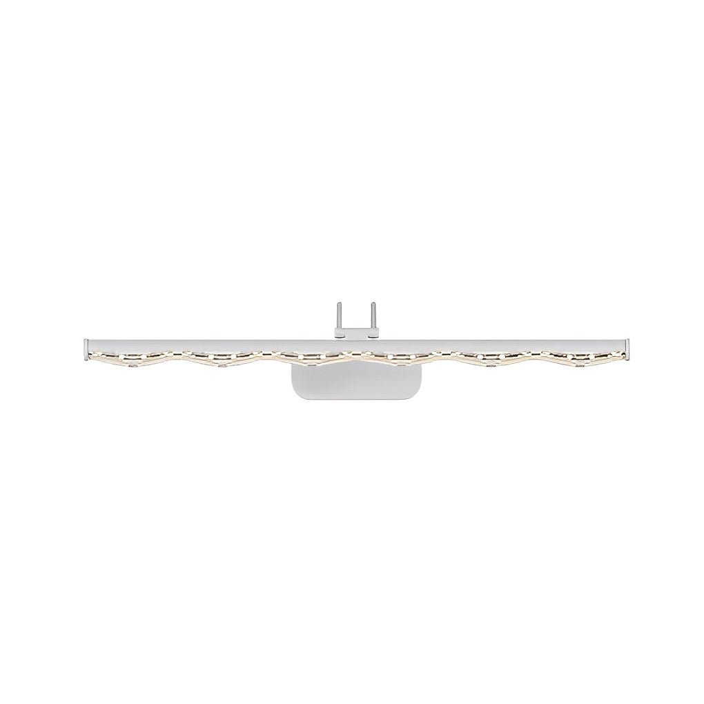 Crystal-Like Bathroom Vanity Light with Multi-Faceted Prismatic Acrylic Shade, Modern LED Bathroom Lighting, Elegant Wall Sconce Fixture, Glamorous Aesthetic Light for Makeup, Stylish Home Decor, Bright Illuminating Light for Vanity Area, Contemporary Cry