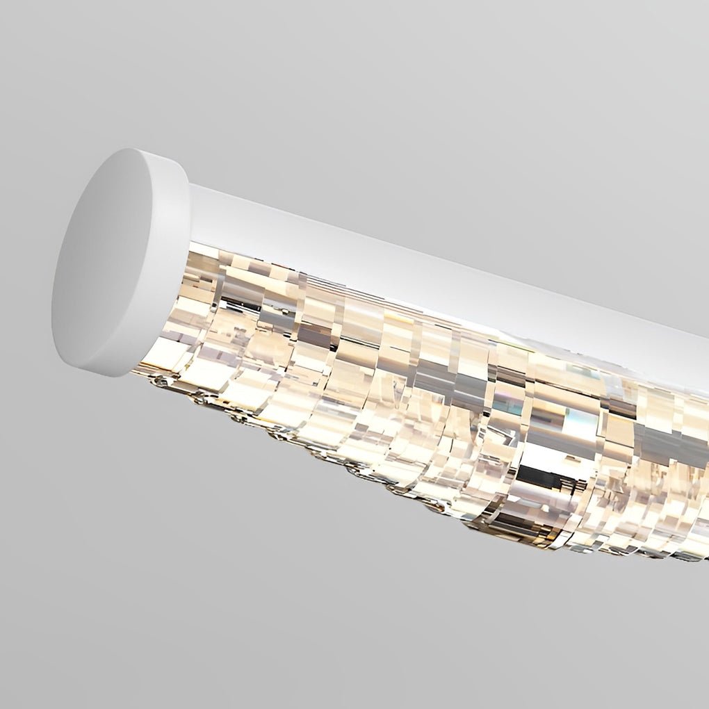 Crystal-Like Bathroom Vanity Light with Multi-Faceted Prismatic Acrylic Shade, Modern LED Bathroom Lighting, Elegant Wall Sconce Fixture, Glamorous Aesthetic Light for Makeup, Stylish Home Decor, Bright Illuminating Light for Vanity Area, Contemporary Cry