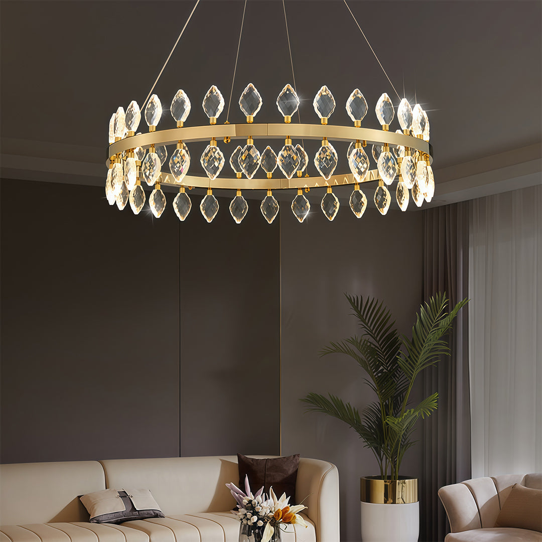 Crystorama Italian Luxury Chandelier, Elegant Ceiling Light Fixture, Classic Design, Ornate Crystal Accents, Vintage Style, Home Décor Lighting, Dining Room Statement Piece