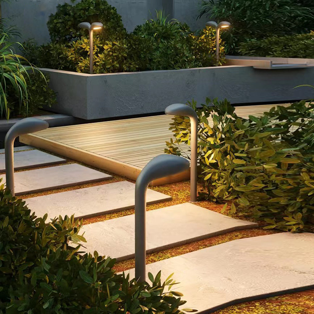 Curved Path Light Aluminum LED Landscape Lighting for Outdoor Use
