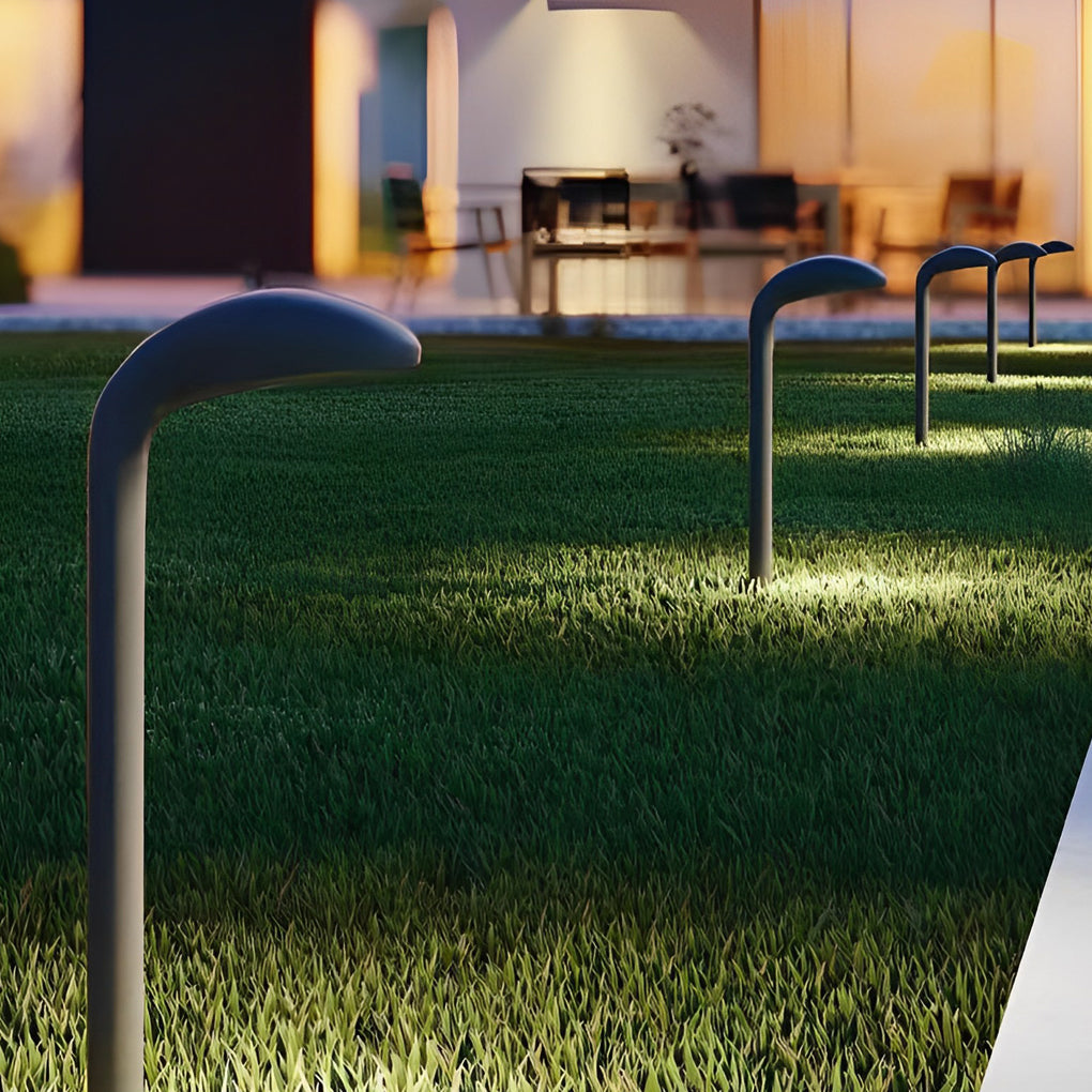 Curved Path Light Aluminum LED Landscape Lighting for Outdoor Use