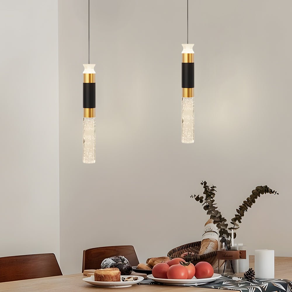 Modern LED Pendant Light - Cylinder Three Step Dimming Hanging Lamp