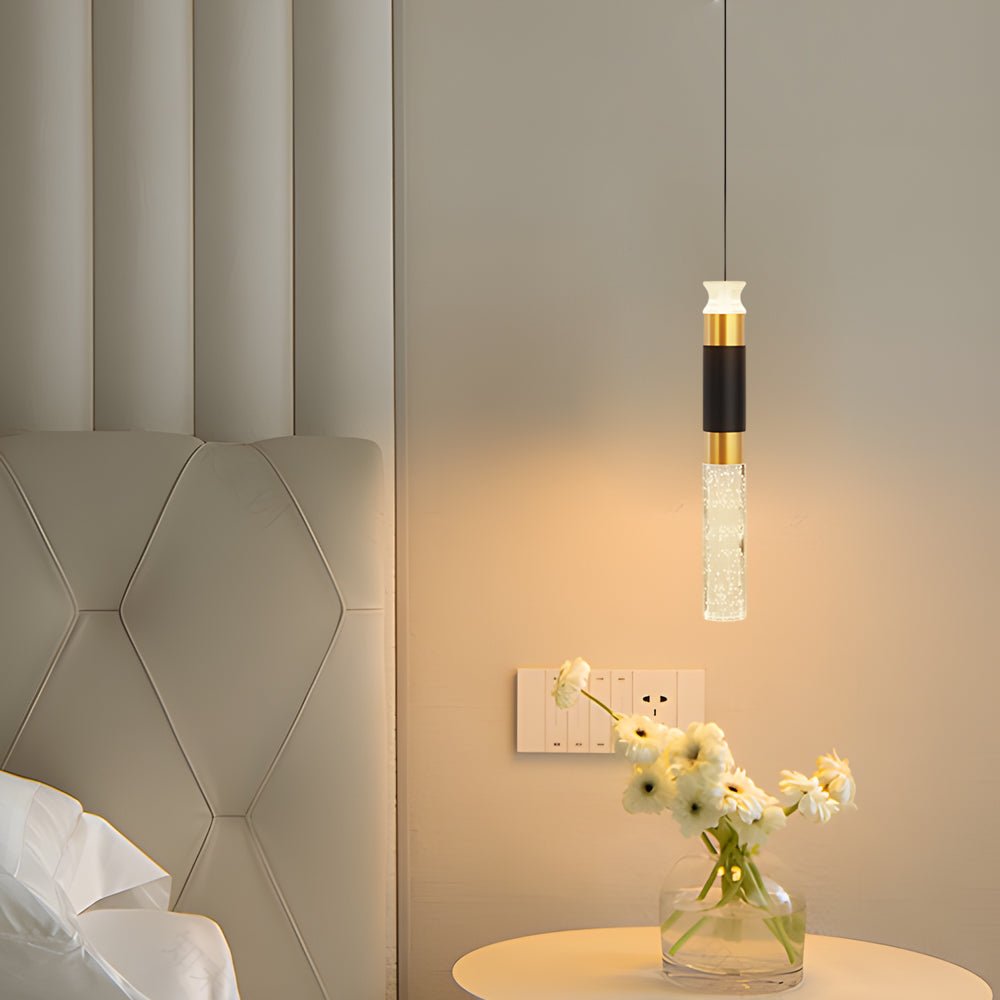 Modern LED Pendant Light - Cylinder Three Step Dimming Hanging Lamp