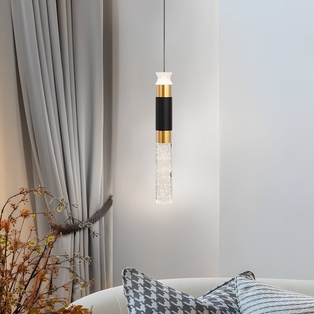 Modern LED Pendant Light - Cylinder Three Step Dimming Hanging Lamp