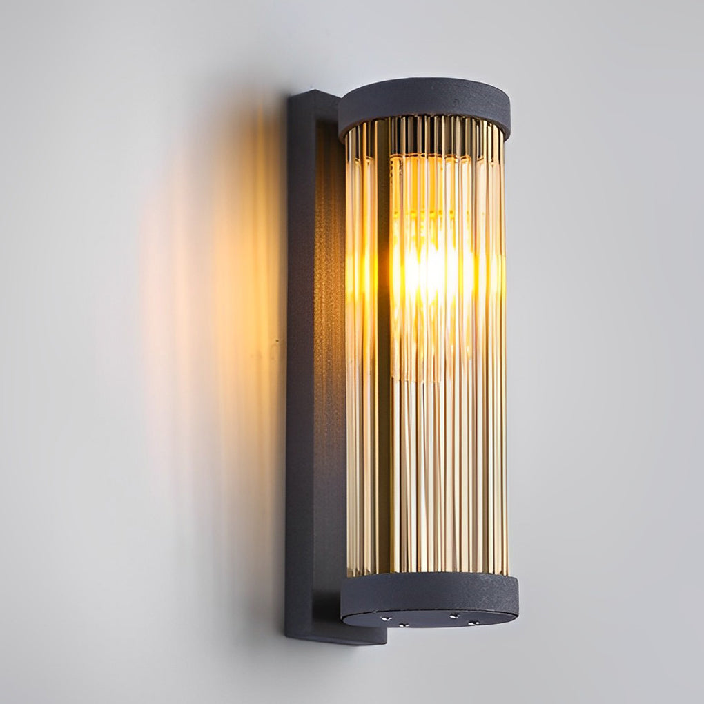 Modern Black Outdoor Wall Mount Light - Stylish Exterior Lighting, Creative Design, LED Wall Sconce, Waterproof Outdoor Fixture, Contemporary Home Decor