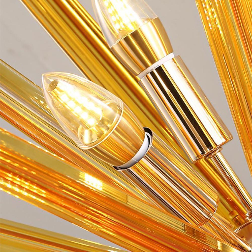 9-Light LED Metal Pendant Light for Modern Kitchen Island