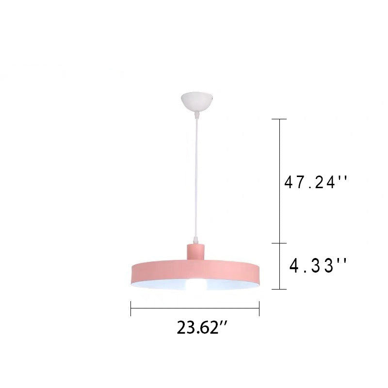 Modern Nordic Macaron 1-Light Pendant Light - Stylish Ceiling Fixture for Contemporary Decor