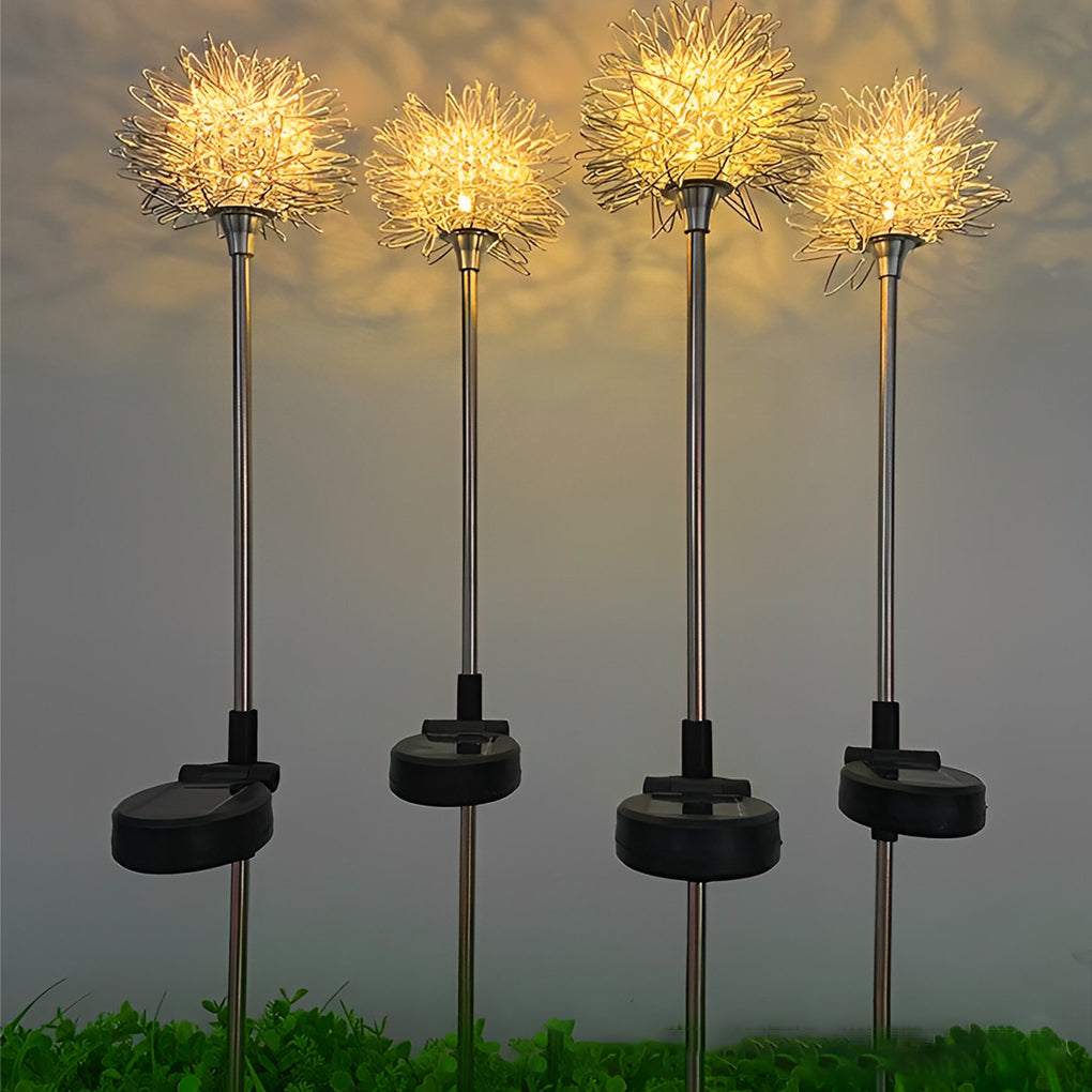 Dandelion Solar Garden Path Lights – Modern Landscape Lighting