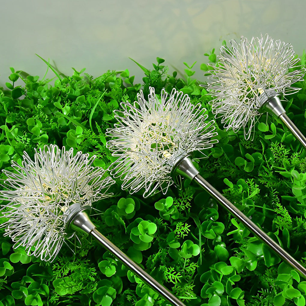 Dandelion Solar Garden Path Lights – Modern Landscape Lighting