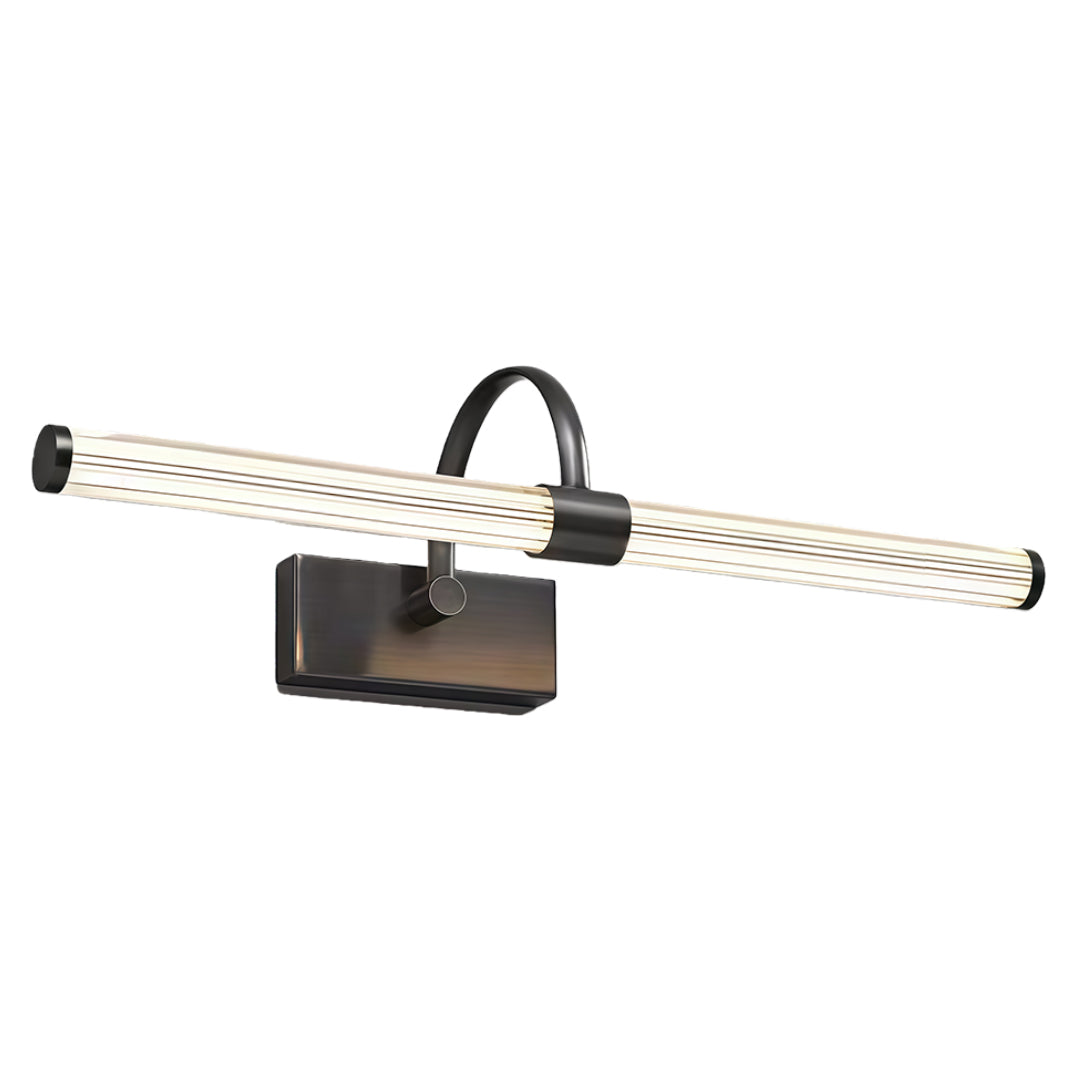 Nordic Bathroom Vanity Wall Light Full Copper Long Bar Light Modern Bathroom Lighting Fixture Stylish Bathroom Sconce Energy-Efficient LED Mirror Light Adjustable Brightness Waterproof Design for Home Decor Elegant Copper Finish Vanity Lighting Fixture