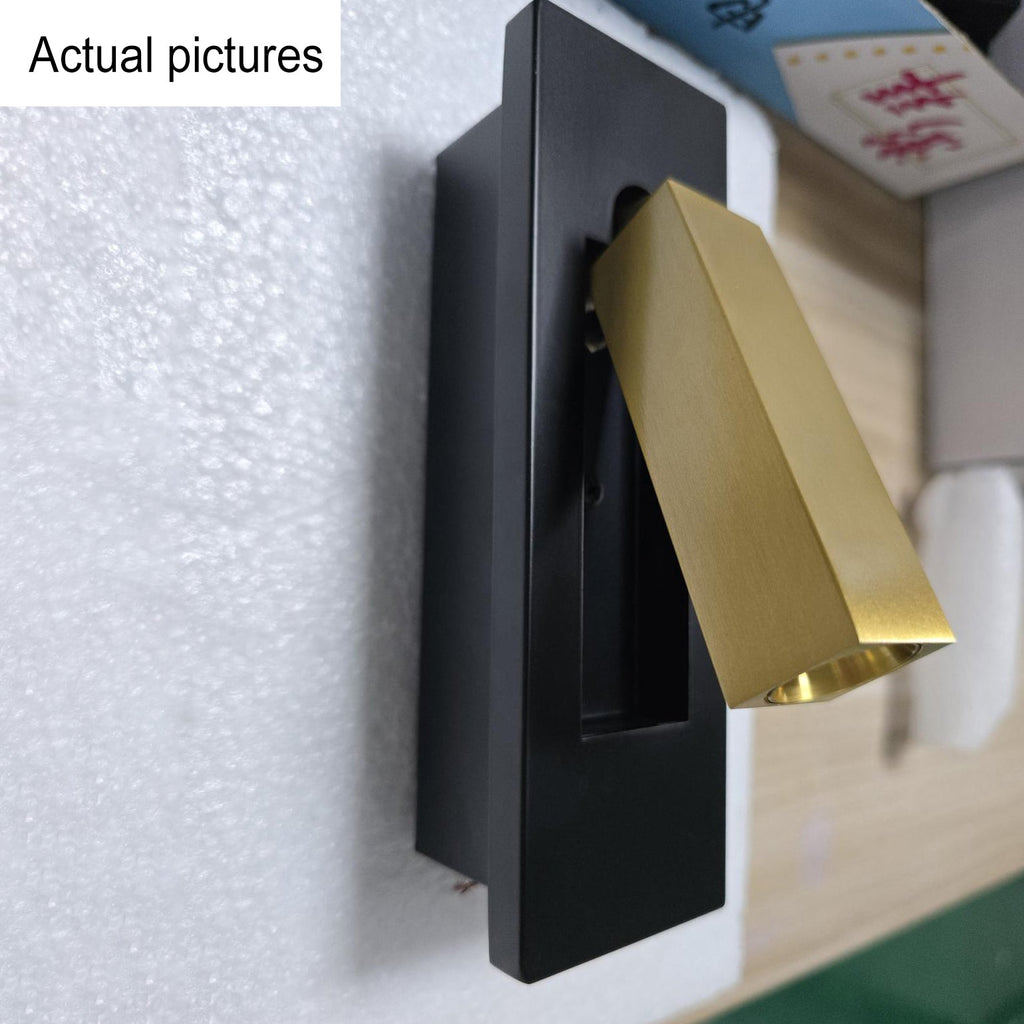 Modern Minimalist Rectangular LED Wall Sconce - Aluminum Design, Energy Efficient Lighting, Stylish Home Decor