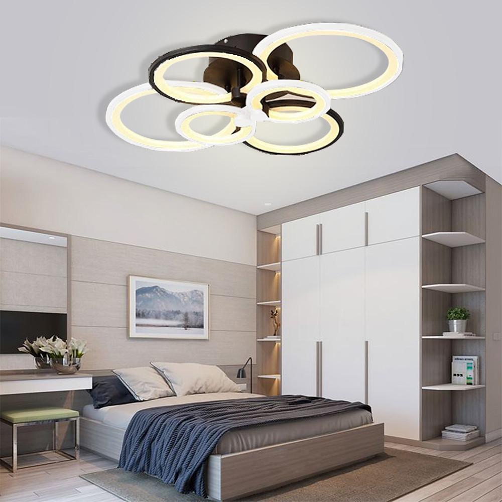 Multi Circles Dimmable LED Ceiling Light Flush Mount Modern Lighting