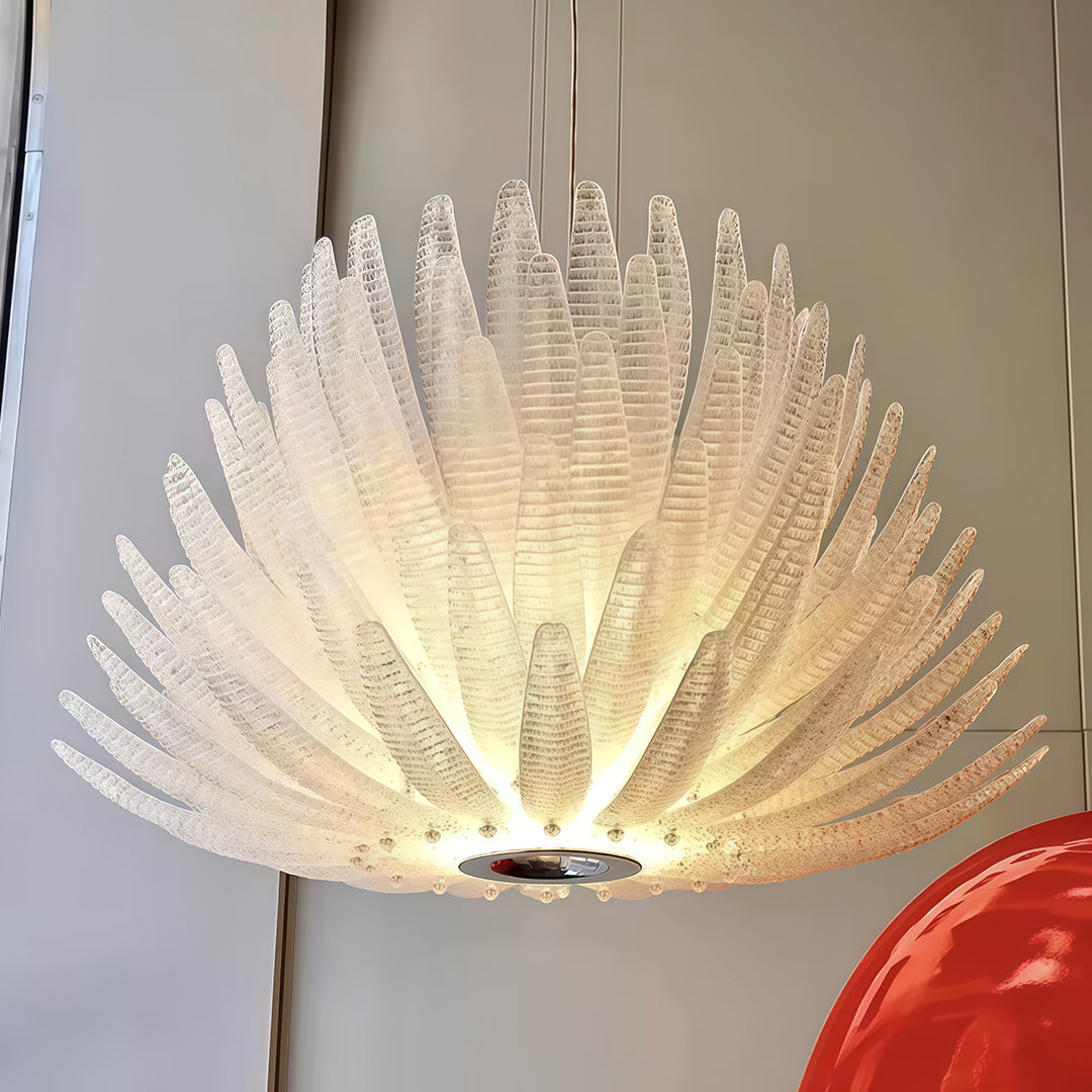 Deco Chandelier Luxury Stainless Steel Glass Ceiling Light