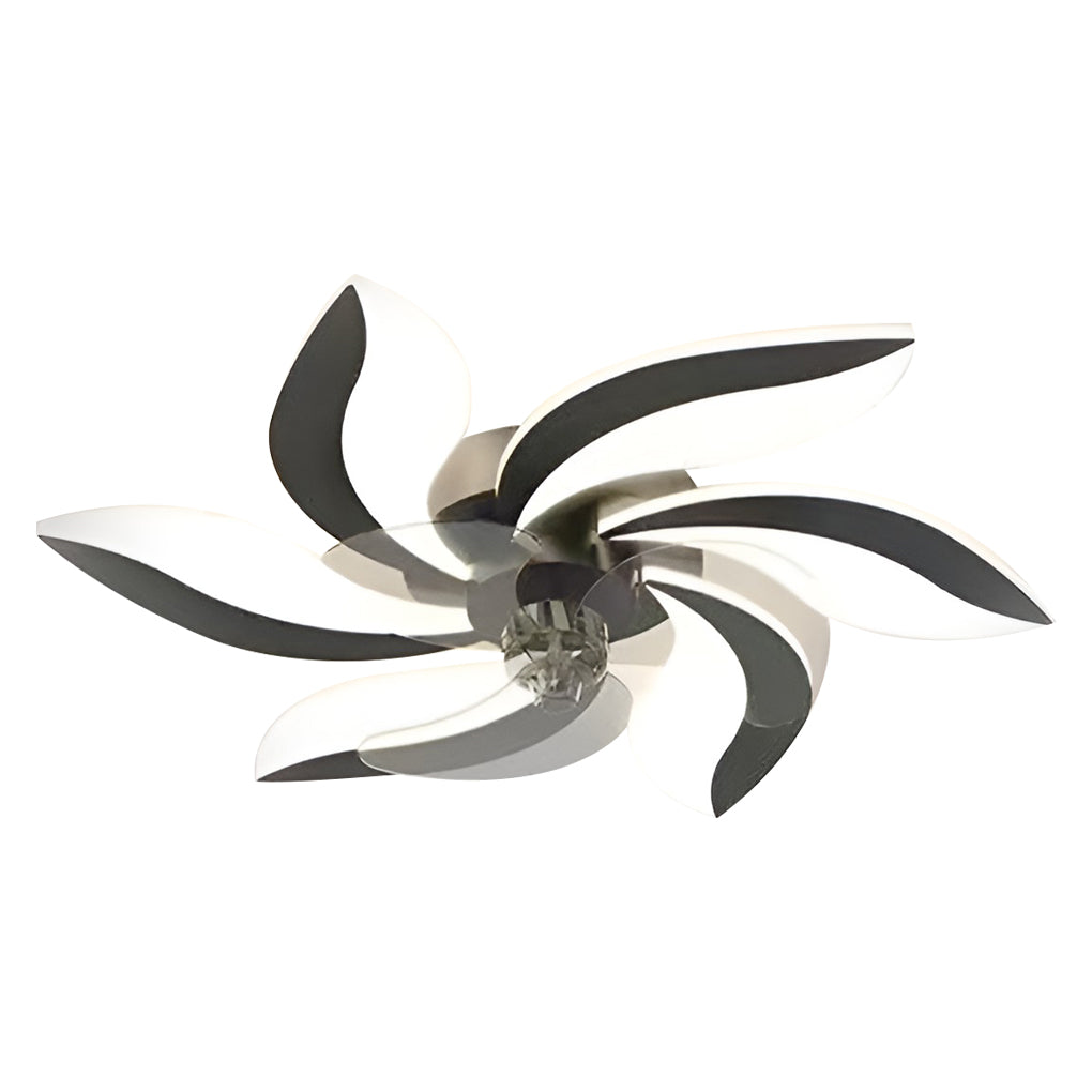 Nordic LED Ceiling Fan with Lights - Modern Home Decor