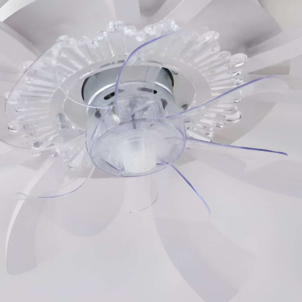 Nordic LED Ceiling Fan with Lights - Modern Home Decor