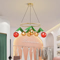 Glass Bulb Chandelier Nordic Cherry LED Art Decor