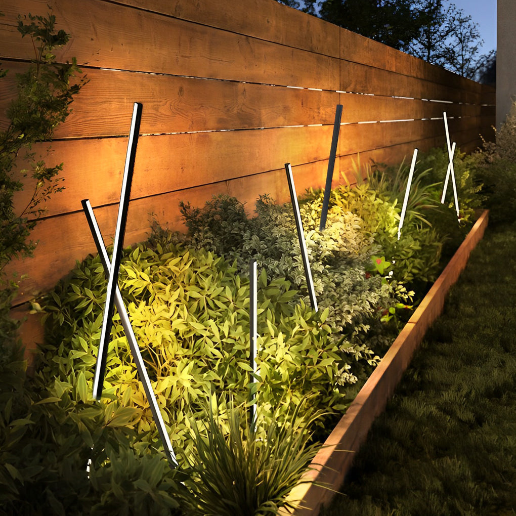 Contemporary Waterproof LED Outdoor Linear Floor Lamp