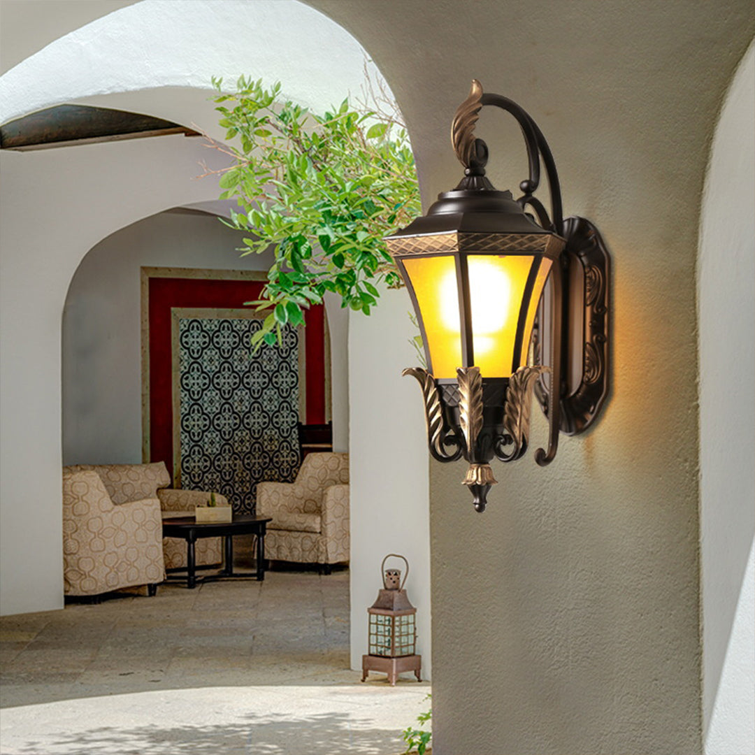 Copper Wall Sconce Outdoor Waterproof European-Style Lighting