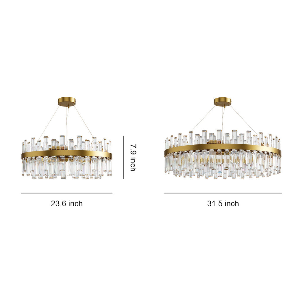 Luxury Crystal Chandelier - Nordic Ceiling Light Fixture