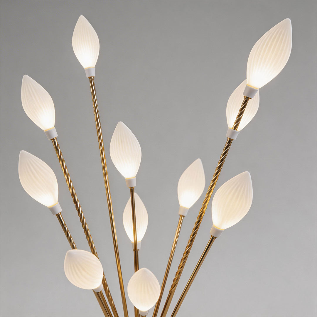 6 PCS Olive Fruit Iron Floor Lamps Wedding Decor Prop Lights