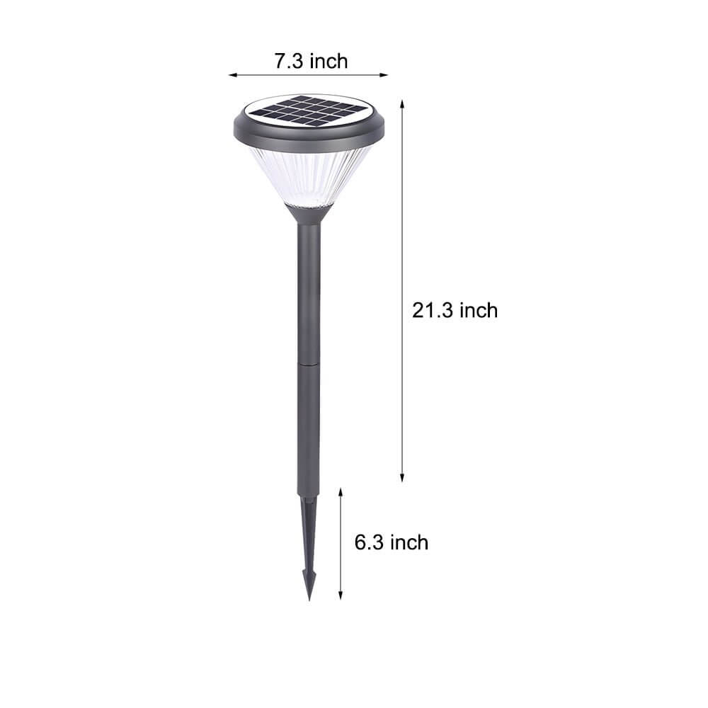 Deluxe Solar LED Garden Pathway Lights - Diamond Trim Design 27.6-Inch

Illuminate your outdoor space with our Deluxe Black Solar LED Garden Pathway Lights featuring a stunning diamond trim design. Standing 27.6 inches tall, these energy-efficient solar l