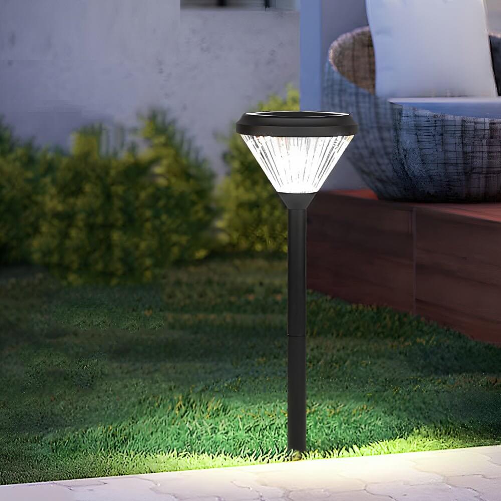 Deluxe Solar LED Garden Pathway Lights - Diamond Trim Design 27.6-Inch

Illuminate your outdoor space with our Deluxe Black Solar LED Garden Pathway Lights featuring a stunning diamond trim design. Standing 27.6 inches tall, these energy-efficient solar l