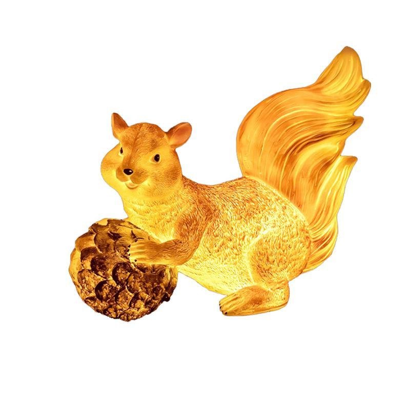 Resin Squirrel Garden Light - Modern LED Waterproof Landscape Lighting