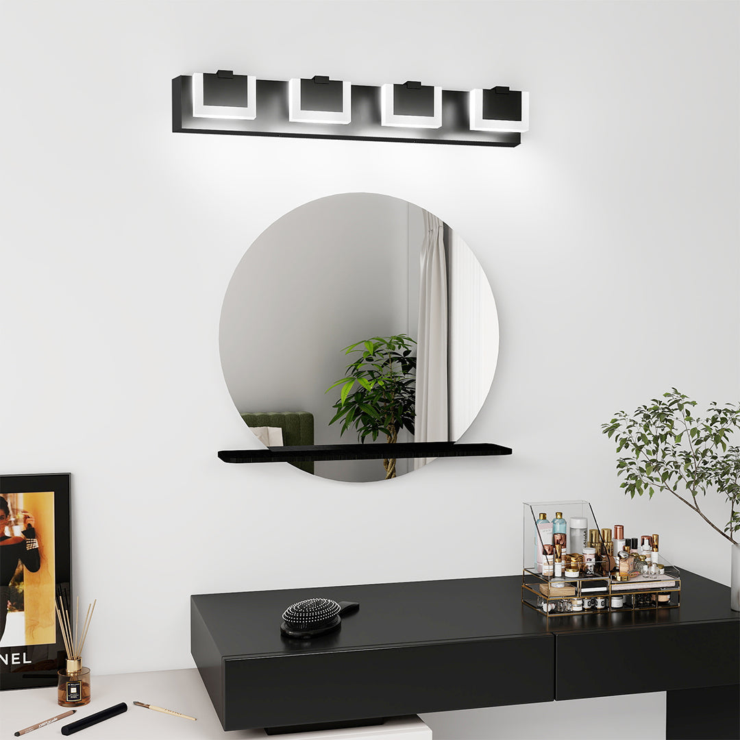 Nordic Chrome Bathroom LED Vanity Lights, Modern Mirror Light Fixture, Energy-Efficient Lighting, Adjustable Brightness, Stylish Wall Sconces for Makeup and Grooming, Contemporary Home Decor, Sleek Design for Bathrooms and Dressing Tables