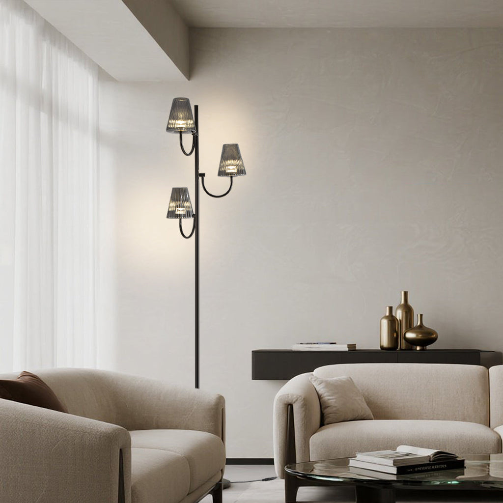 Minimalist Black Contemporary Floor Lamp USA Style