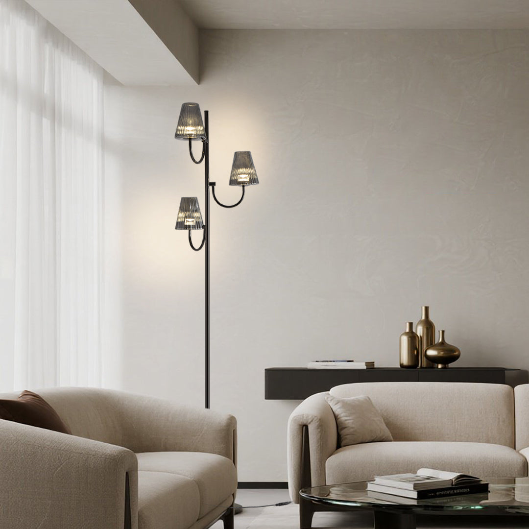 Minimalist Black Contemporary Floor Lamp USA Style