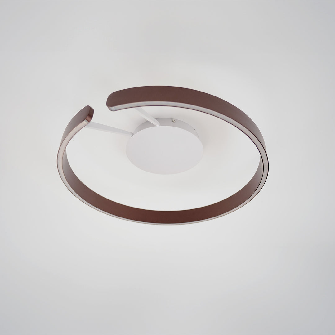 Halo Flush Mount Ceiling Light Minimalist Design Creative LED Lighting