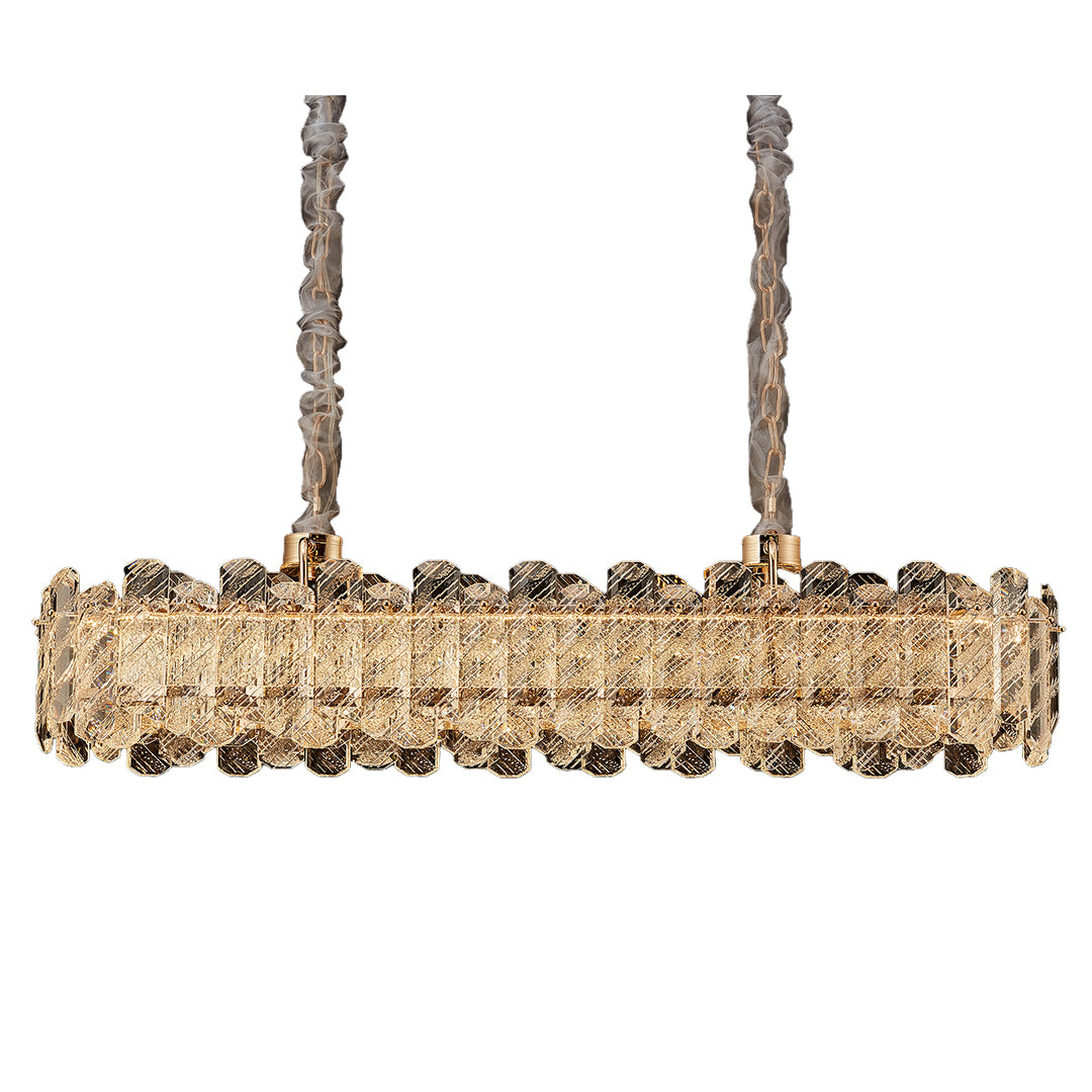 Nordic Luxury Carbon Steel Crystal Chandelier Ceiling Light