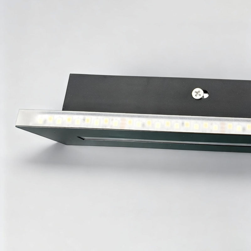 Modern LED Linear Black Wall Sconce - Iron Light Fixture