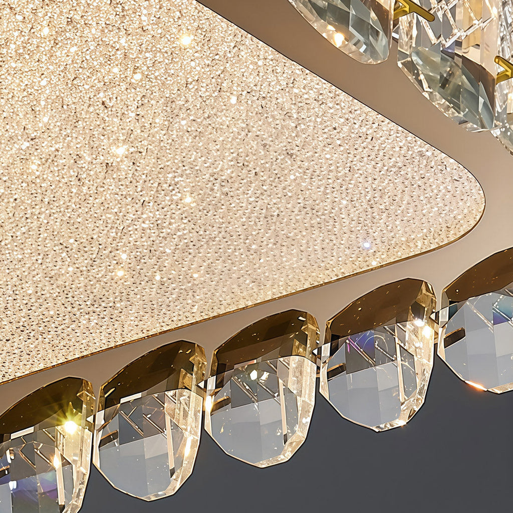 Flush Mount Crystal LED Luxury Light Fixture