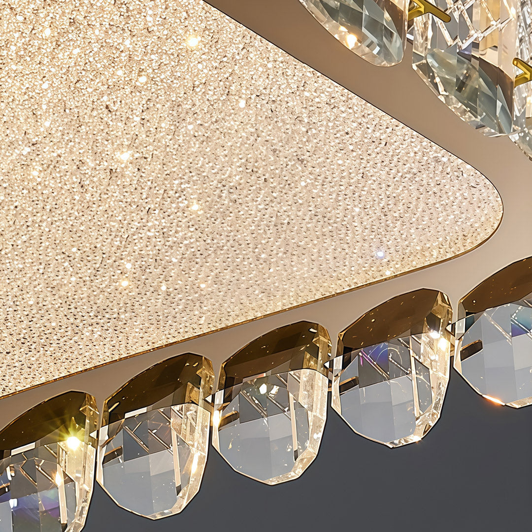 Flush Mount Crystal LED Luxury Light Fixture