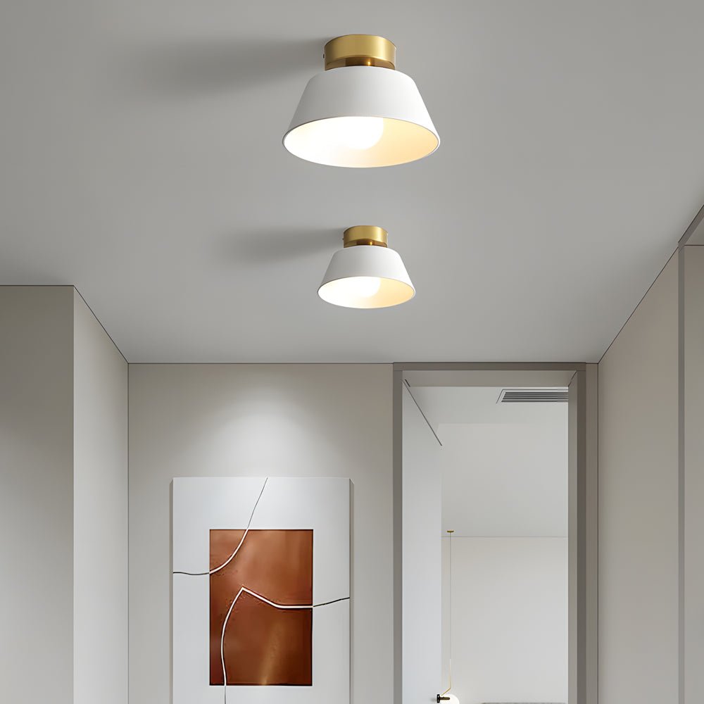 10" 3-Step Dimming Round Corridor Ceiling Light Fixture - Modern LED Lighting