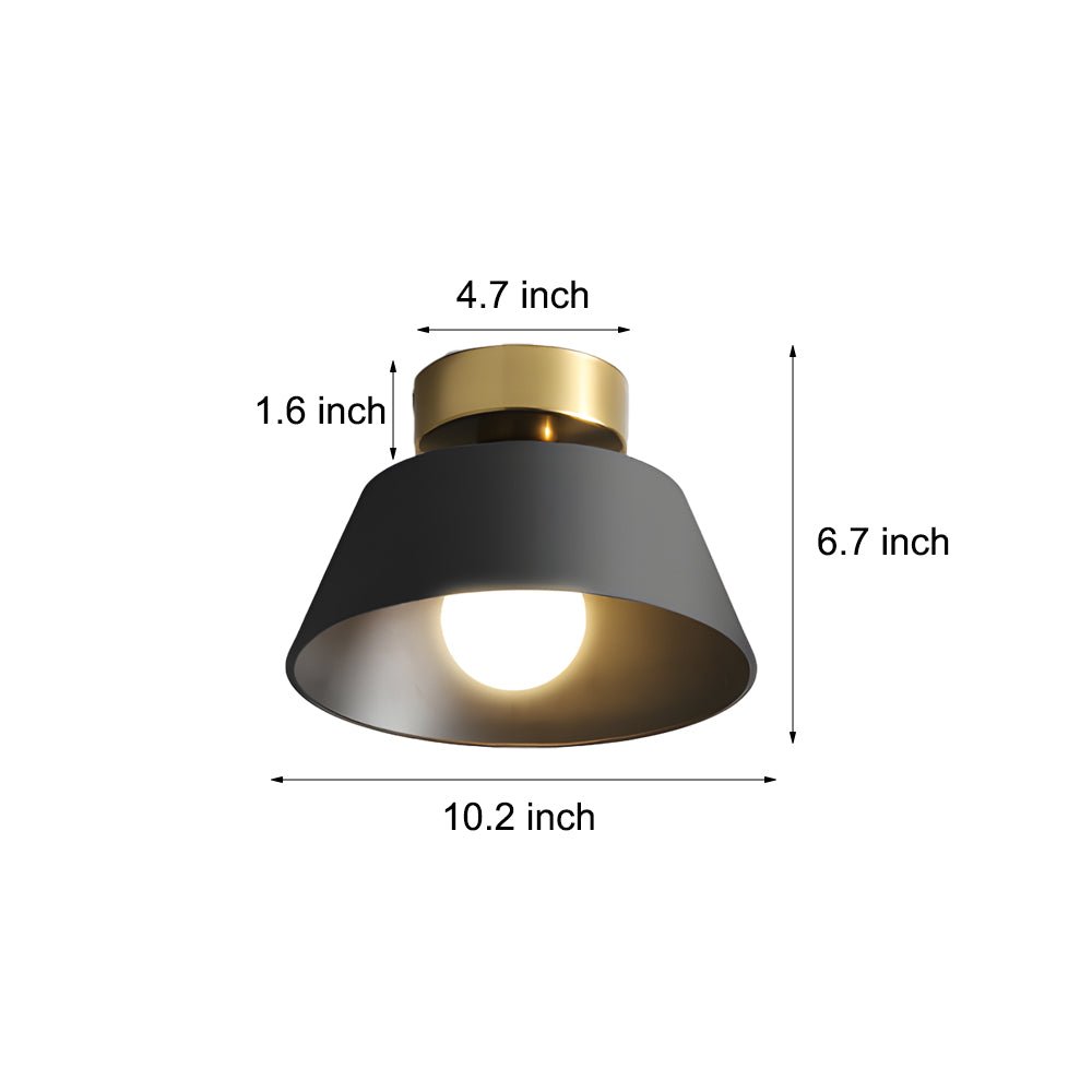 10" 3-Step Dimming Round Corridor Ceiling Light Fixture - Modern LED Lighting